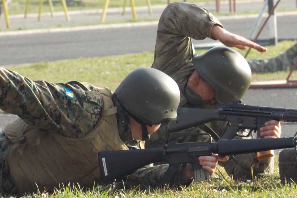 EUFOR Soldier from Turkey and a Soldier from the Armed Forces of BiH