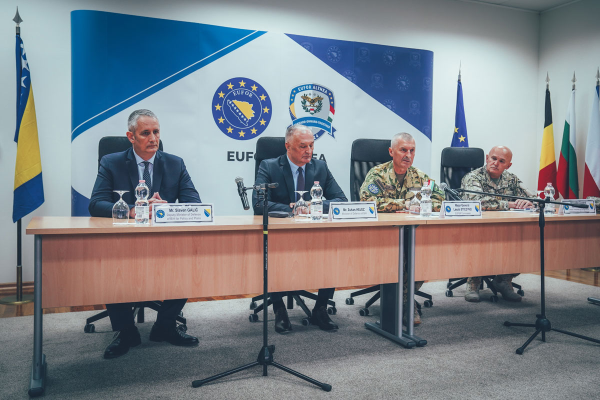 COM EUFOR press conference on the arrival of the Strategic Reserve Force