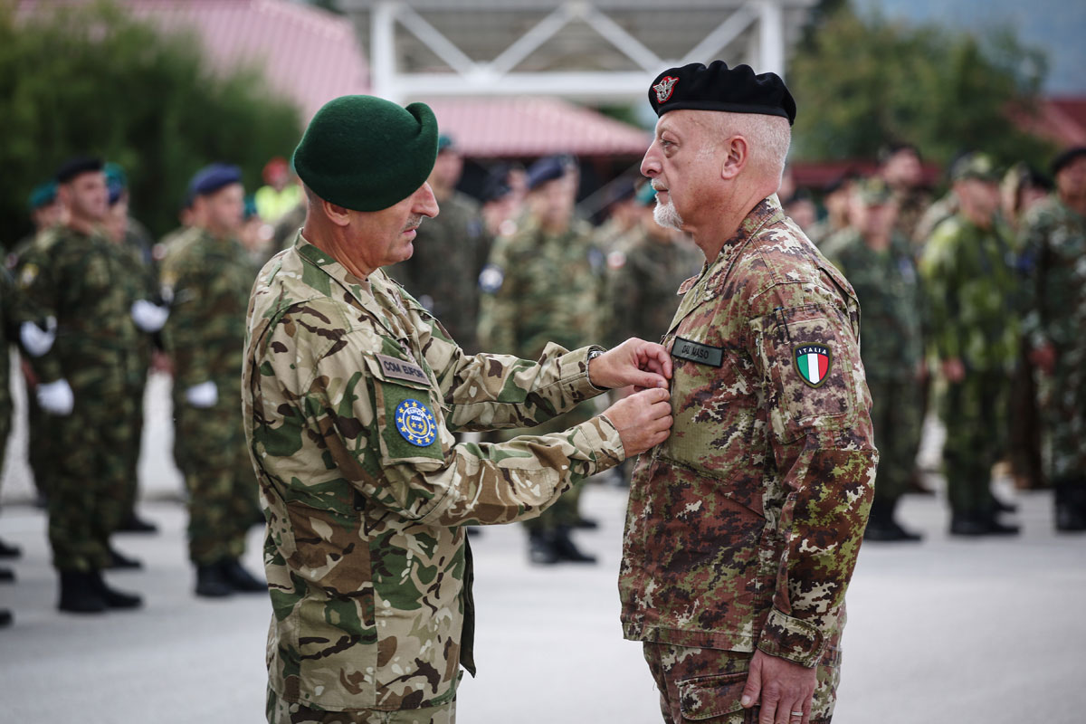 Deputy Commander and Chief of Staff of EUFOR to receive Hungarian military medal of merit