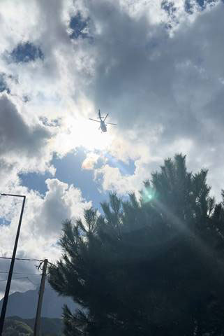 Medical evacuation of an injured child