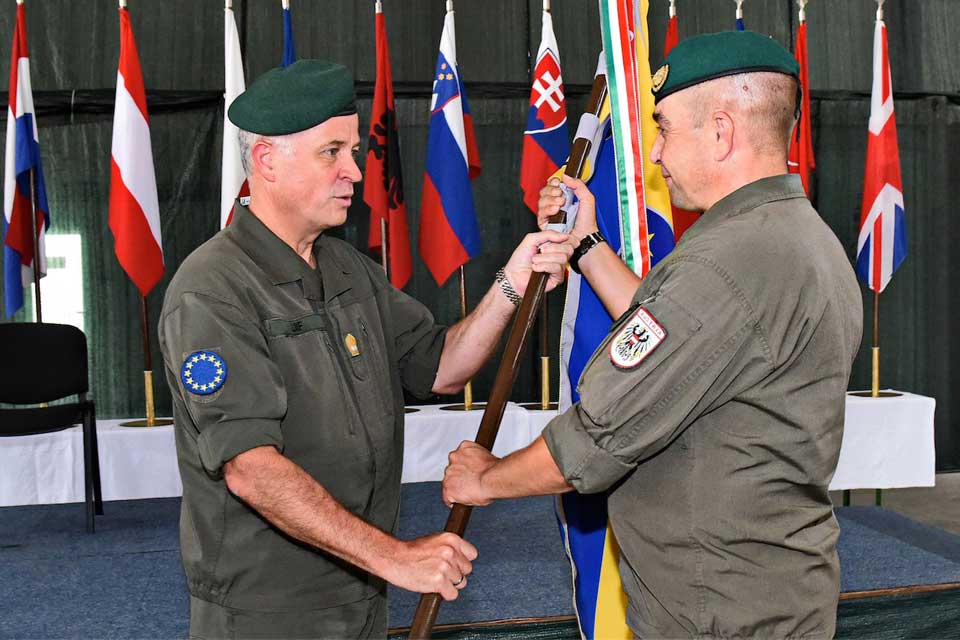 EUFOR Multinational Battalion Change of Command Ceremony