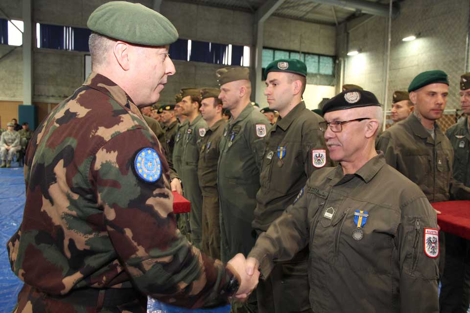 The EU Common Security and Defence Policy Service Medal Operation ALTHEA is awarded to all personnel who serve in the EUFOR