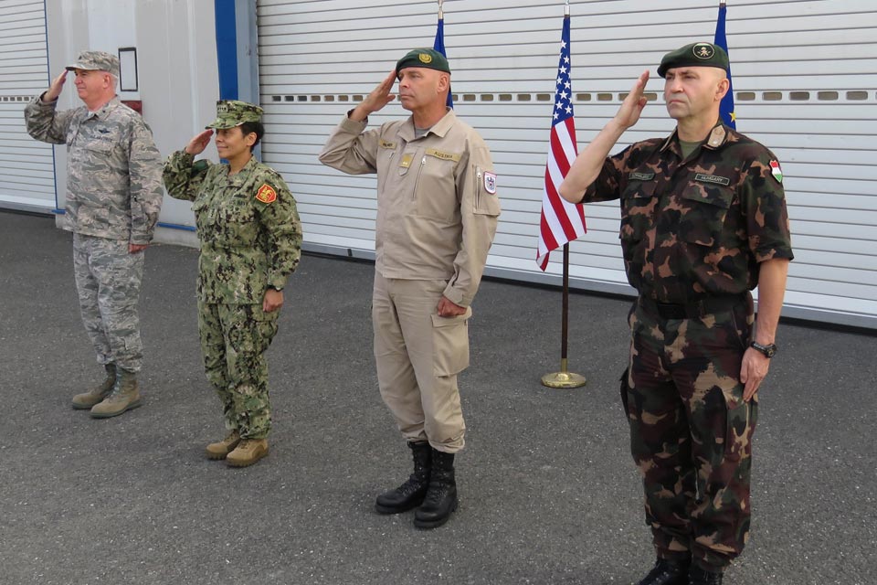 Admiral Michelle J. Howard visited HQ EUFOR