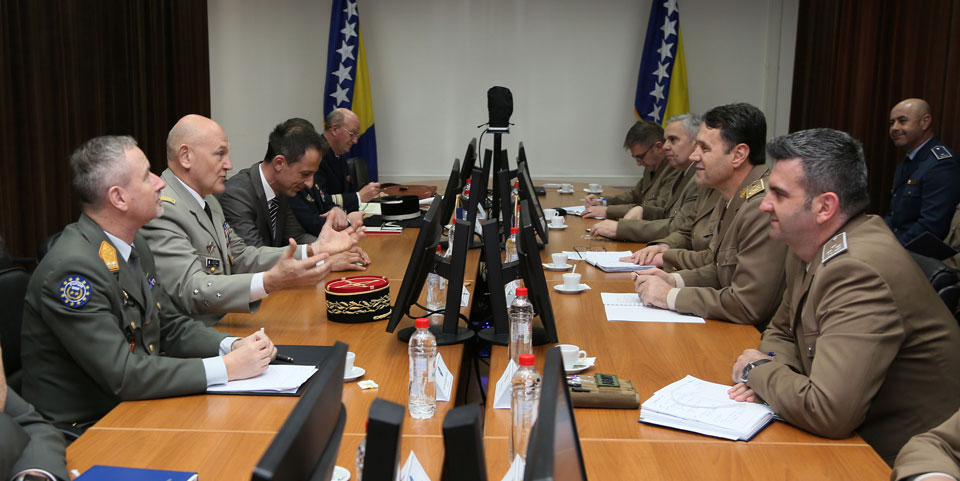 EUFOR’s Operation Commander visits Sarajevo